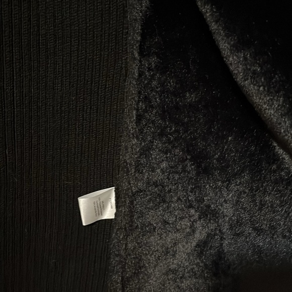 Twelfth Love Black Faux Fur Vest NWOT Size Large - Picture 6 of 11